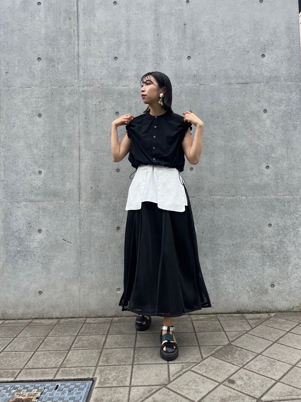KUMI(UN3D.)|UN3D.のスカートを使ったコーディネート - WEAR