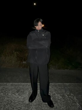 「秋冬」｜「アイテム（スリッポン）」を使った、U.daiさん（メンズ・175cm）の秋コーディネート