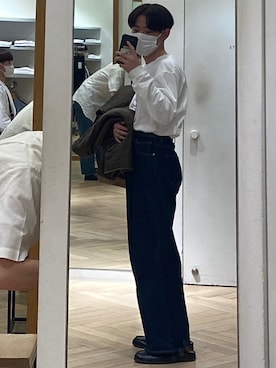 「ZARA（ザラ）のアイテム（スリッポン）」を使った、U.daiさん（メンズ・175cm）の夏コーディネート