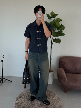 「sedacle（セダクル）のアイテム」を使った、Harutoさん（メンズ・178cm）の夏コーディネート
