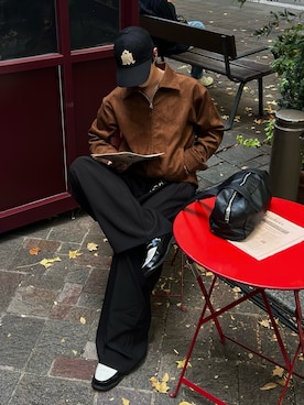 「アイテム（帽子）」を使った、Harutoさん（メンズ・178cm・20代）の秋コーディネート