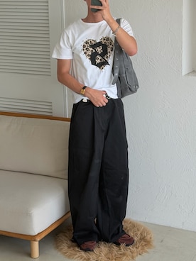 「sedacle（セダクル）のアイテム」を使った、Harutoさん（メンズ・178cm）の夏コーディネート