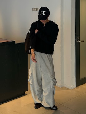 「アイテム（スウェット）」を使った、Harutoさん（メンズ・178cm・20代）の秋コーディネート