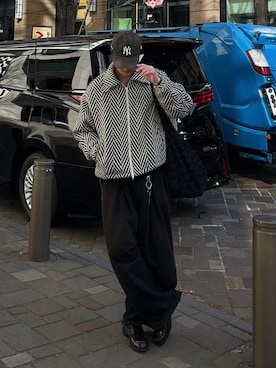 「CASIO（カシオ）のアイテム」を使った、Harutoさん（メンズ・178cm）の冬コーディネート