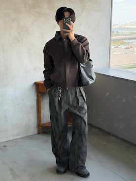 「CASIO（カシオ）のアイテム」を使った、Harutoさん（メンズ・178cm）の秋コーディネート