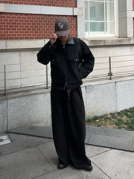 「CASIO（カシオ）のアイテム」を使った、Harutoさん（メンズ・178cm）の冬コーディネート