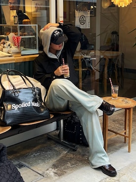 「アイテム（キャップ）」を使った、Harutoさん（メンズ・178cm・20代）の秋コーディネート