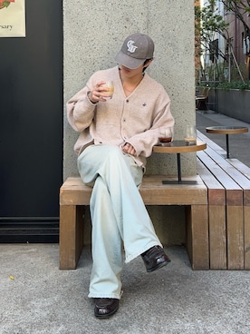 「アイテム（キャップ）」を使った、Harutoさん（メンズ・178cm・20代）の秋コーディネート