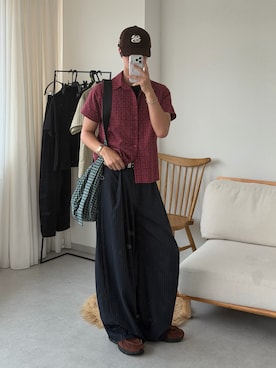 「sedacle（セダクル）のアイテム」を使った、Harutoさん（メンズ・178cm）の夏コーディネート