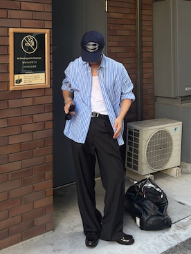 「FREAK'S STORE（フリークスストア）のアイテム」を使った、Harutoさん（メンズ・178cm）の夏コーディネート