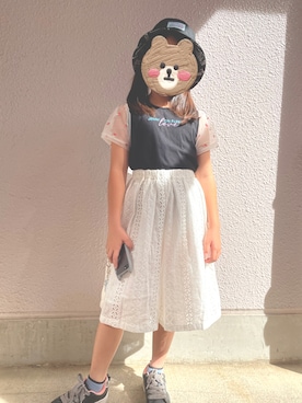 riyuna0605さん（キッズ・133cm）の夏コーディネート