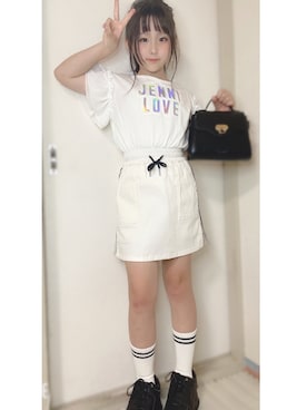 「アイテム（バッグ）」を使った、riyuna0605さん（キッズ・133cm）の夏コーディネート
