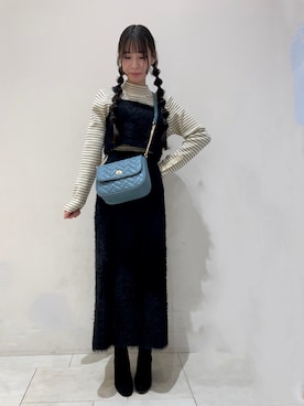 momoさん（レディース・157cm）の冬コーディネート