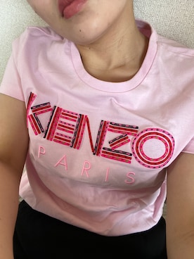 「KENZO」｜「アイテム（Tシャツ/カットソー）」を使った、FUKAさん（レディース・161cm）の冬コーディネート