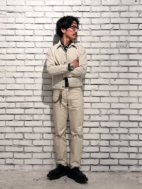 「GEORGE COX（ジョージコックス）のアイテム」を使った、164164さん（メンズ・170cm）の冬コーディネート