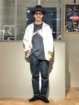 「EDWIN（エドウィン）のアイテム（パンツ）」を使った、164164さん（メンズ・170cm）の秋コーディネート