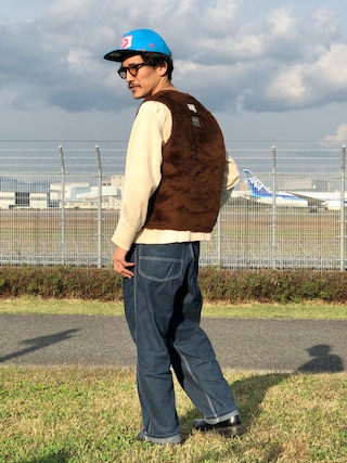 MONITALY Vest モニタリー ファー ベスト ネイビー 68964666_b_01_215.jpg