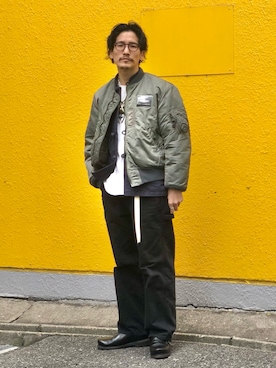 「春アウター」｜164164さん（メンズ・170cm）の春コーディネート