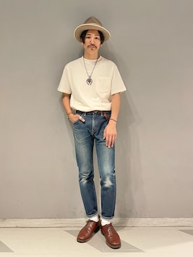 「STETSON（ステットソン）のアイテム」を使った、164164さん（メンズ・170cm）の夏コーディネート