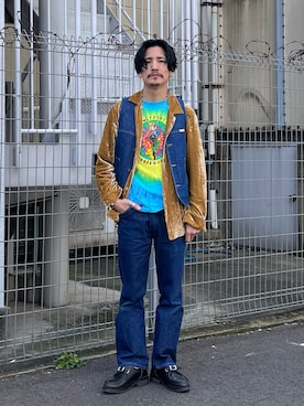 164164さん（メンズ・170cm）の春コーディネート