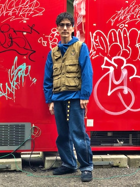 「春服みてみて」｜「アイテム（スニーカー）」を使った、164164さん（メンズ・170cm）の春コーディネート