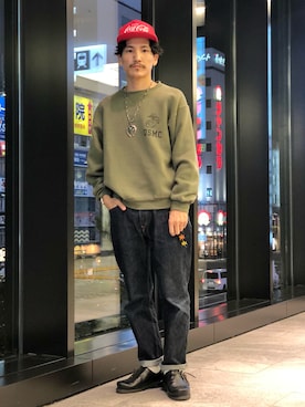 「EDWIN（エドウィン）のアイテム」を使った、164164さん（メンズ・170cm）の秋コーディネート