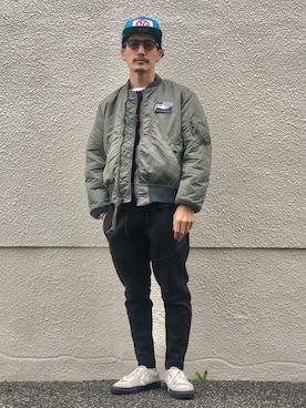 「EDWIN（エドウィン）のアイテム」を使った、164164さん（メンズ・170cm）の冬コーディネート