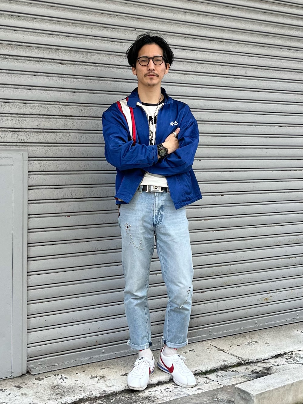 NIKEのアイテムを使った「アメカジ」のメンズ人気ファッション