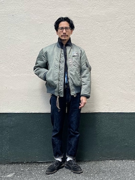 「Wrangler（ラングラー）のアイテム」を使った、164164さん（メンズ・170cm）の春コーディネート