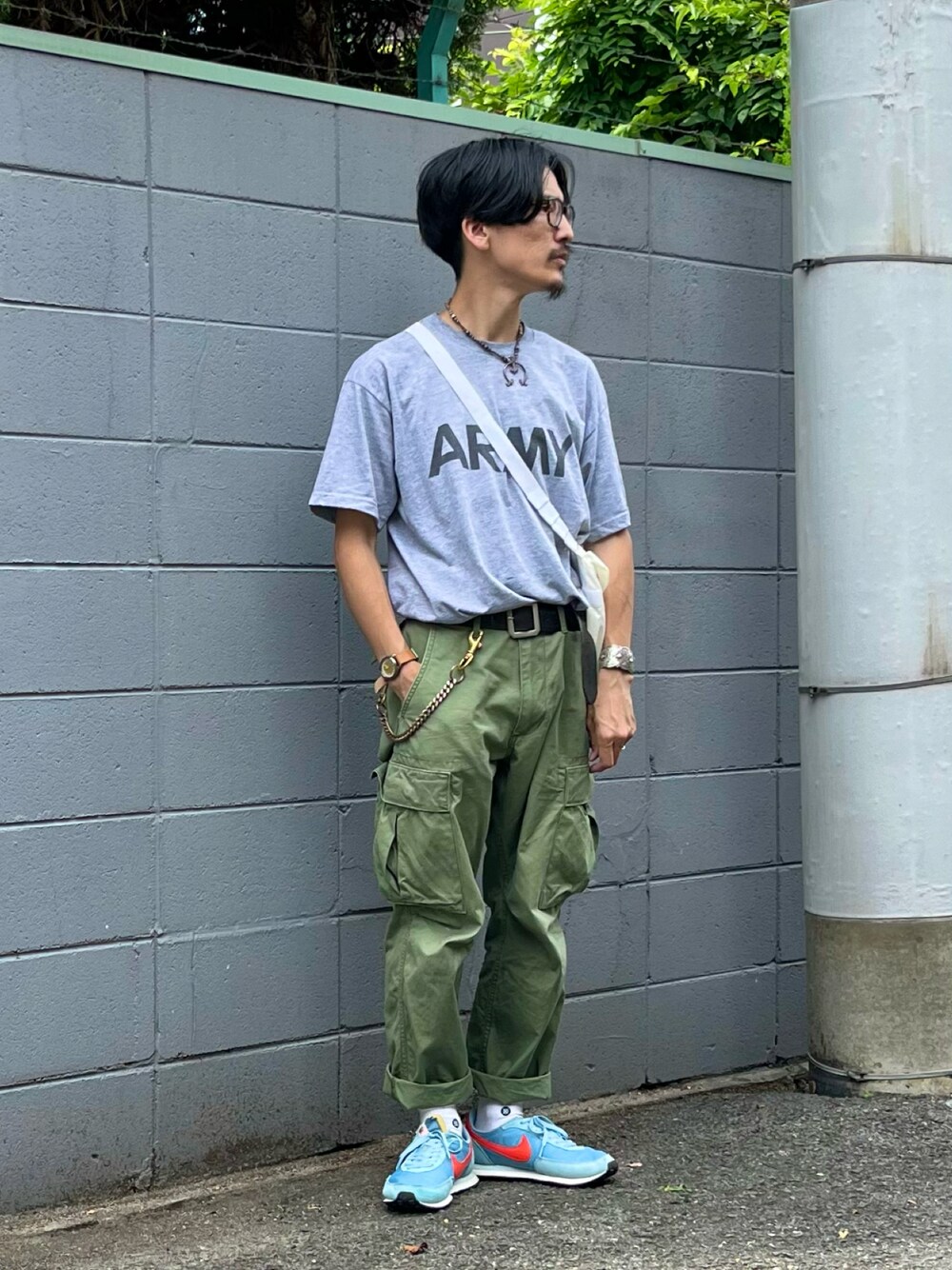 アッキー様 C6132 ラウンドテールプルオーバー×パンツコーデ dickiesダブルニー⚒ #fashion#streetfashion#ootd#areate