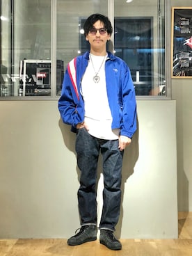 「EDWIN（エドウィン）のアイテム（パンツ）」を使った、164164さん（メンズ・170cm）の秋コーディネート