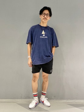 「トゥアレグシルバー」｜164164さん（メンズ・170cm）の夏コーディネート