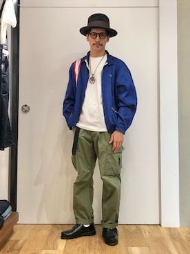 「STETSON（ステットソン）のアイテム」を使った、164164さん（メンズ・170cm）の秋コーディネート