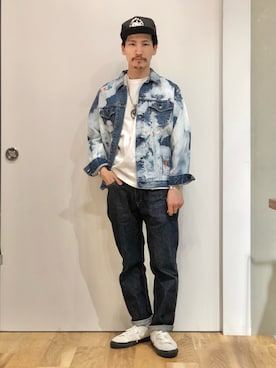 「EDWIN（エドウィン）のアイテム（ジャケット/アウター）」を使った、164164さん（メンズ・170cm）の秋コーディネート