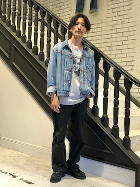 「Engineered Garments（エンジニアードガーメンツ）のアイテム」を使った、164164さん（メンズ・170cm）の夏コーディネート