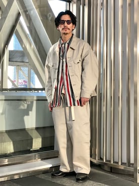 「春アウター」｜164164さん（メンズ・170cm）の冬コーディネート