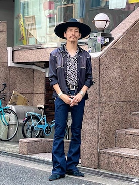 「STETSON（ステットソン）のアイテム」を使った、164164さん（メンズ・170cm）の夏コーディネート