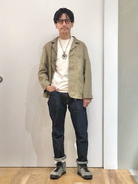 「NIKE(ナイキ)のアイテム(ブーツ)」を使った、164164さん(メンズ・170cm)の秋コーディネート
