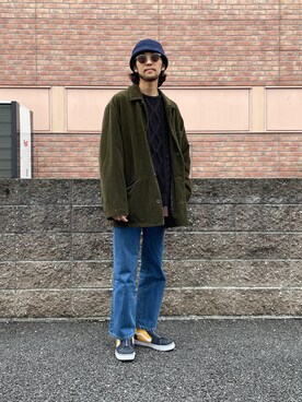 「SUBLIME（サブライム）のアイテム」を使った、Uhey.kさん（メンズ・185cm）の冬コーディネート