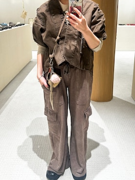 「LA PEAU DE GEM（ラポドゥジェム）のアイテム」を使った、kinaさん（レディース・148cm）の春コーディネート