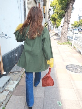 「ITTI（イッチ）のアイテム」を使った、kinaさん（レディース・148cm）の春コーディネート