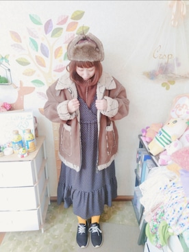 ユーリさん(レディース・152cm)の冬コーディネート