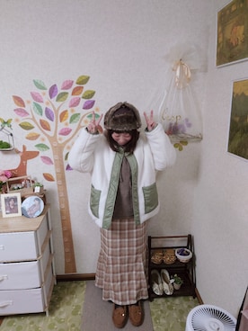 ユーリさん（レディース・152cm）の冬コーディネート