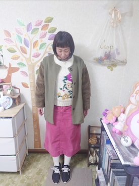 ユーリさん（レディース・152cm）の冬コーディネート