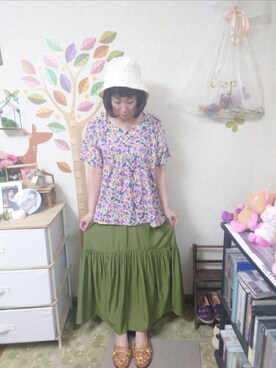 ユーリさん(レディース・152cm)の夏コーディネート