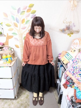 「アイテム（その他シューズ）」を使った、ユーリさん（レディース・152cm）の秋コーディネート