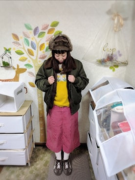 ユーリさん（レディース・152cm）の冬コーディネート