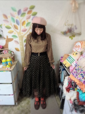 「アイテム（その他シューズ）」を使った、ユーリさん（レディース・152cm）の秋コーディネート