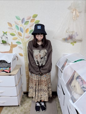 「kutir（クティール）のアイテム」を使った、ユーリさん（レディース・152cm）の夏コーディネート