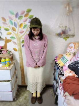 「しまむら（シマムラ）のアイテム」を使った、ユーリさん（レディース・152cm）の秋コーディネート